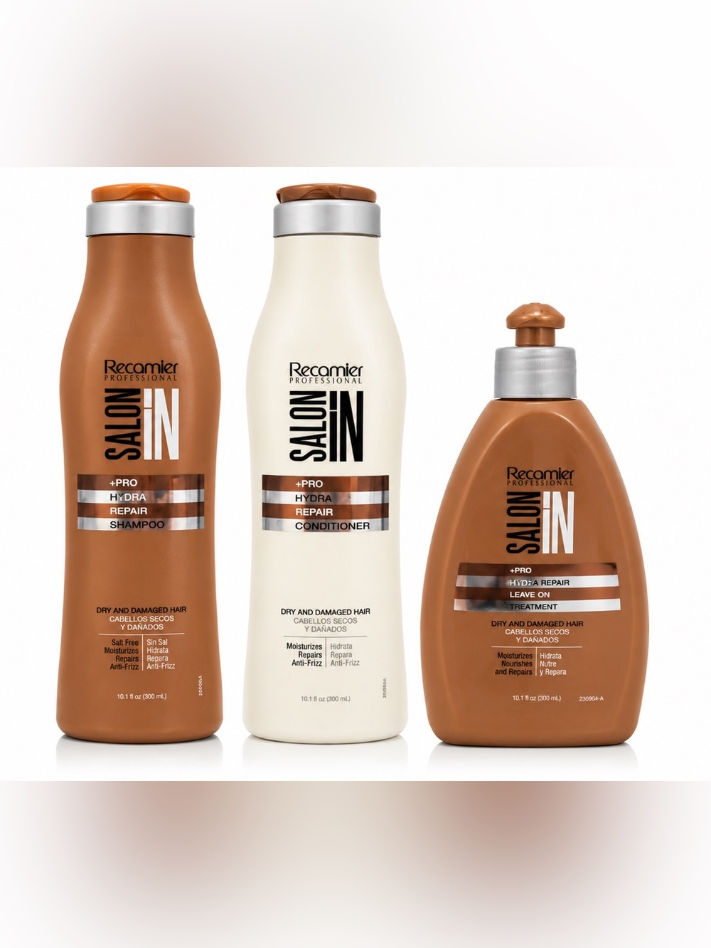 Recamier Salon In Hydra Repair Hair Care Set Shampoo Conditioner Leave In